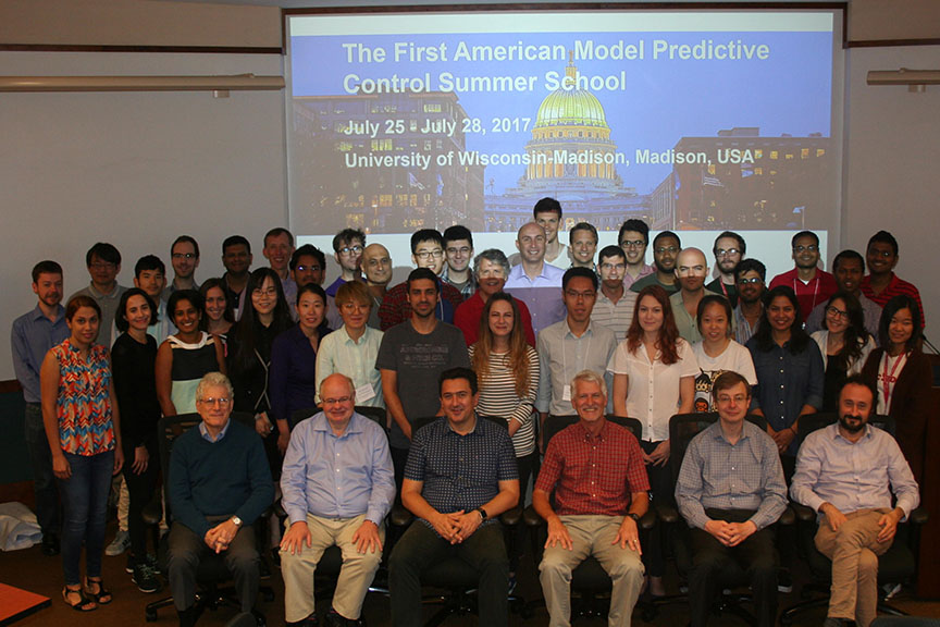 The First American Model Predictive Control Summer School; attendees and instructors.